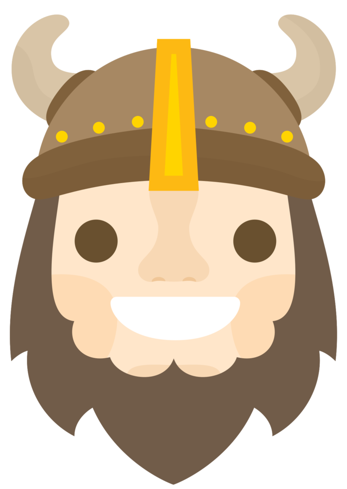 Emoji Wikinger lachen png