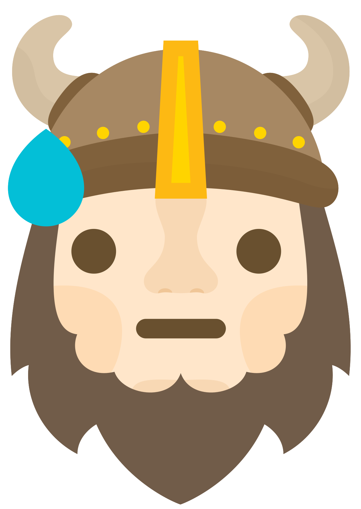 Free emoji viking sweat 1202930 PNG with Transparent Background