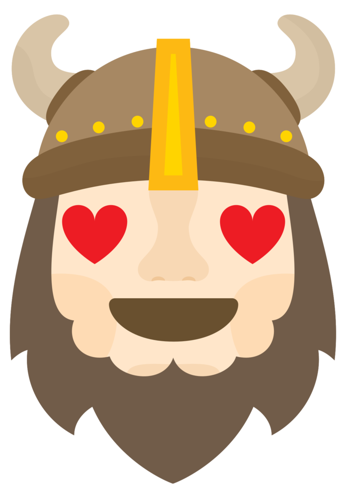 emoji viking kärlek png