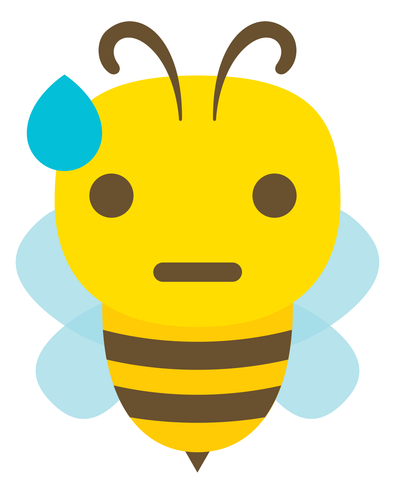 Free Emoji bee cartoon sweat 1202954 PNG with Transparent Background