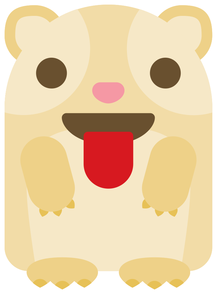Emoji guinea pig tongue png