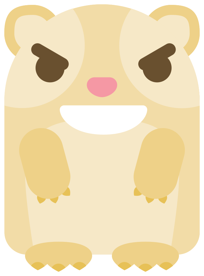 Emoji guinea pig evil smile png