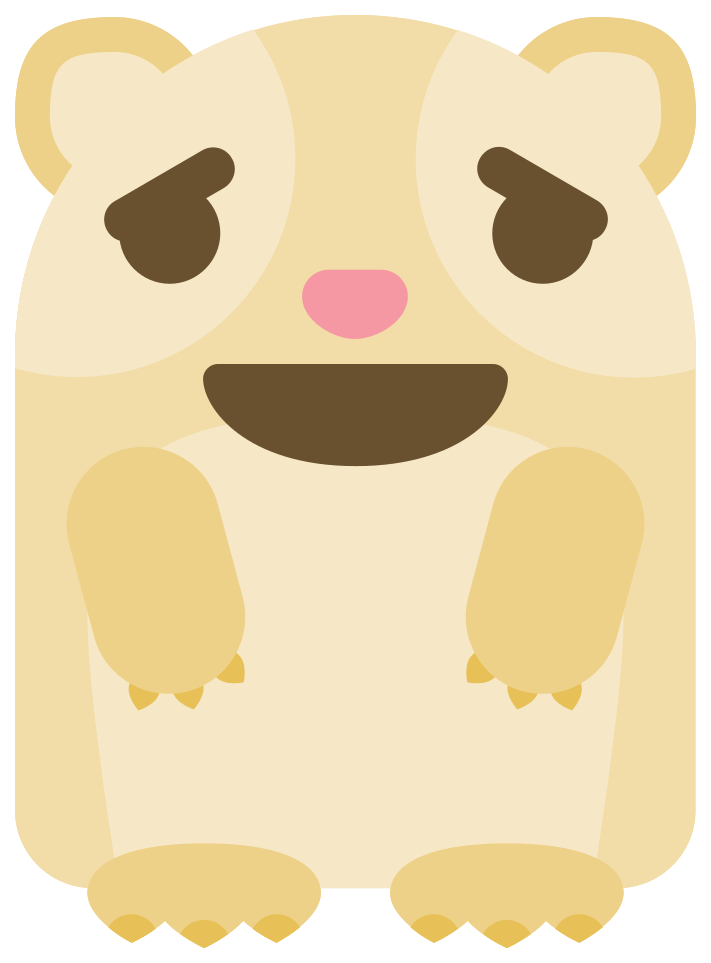 Emoji guinea pig relieved png
