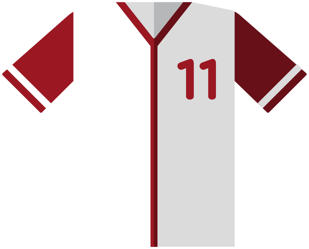 maglia da baseball png