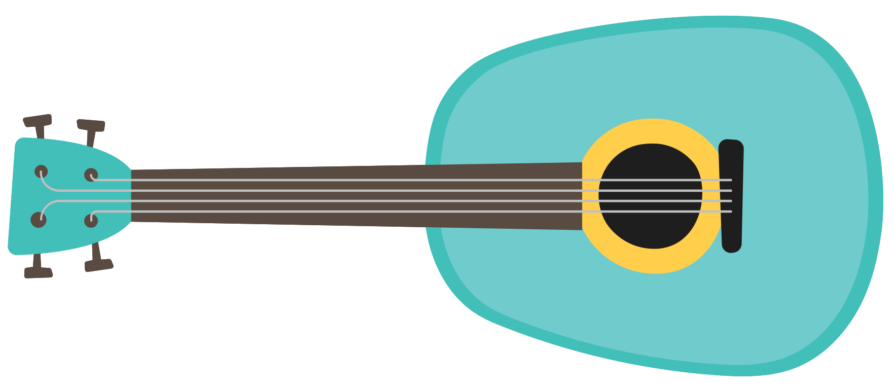 musikinstrument minigitarr png