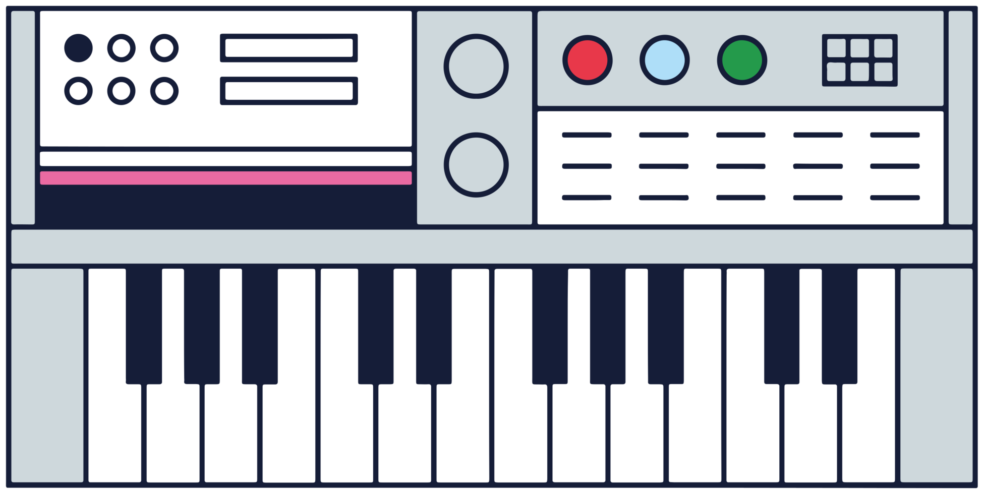 instrumentos musicales teclado piano png