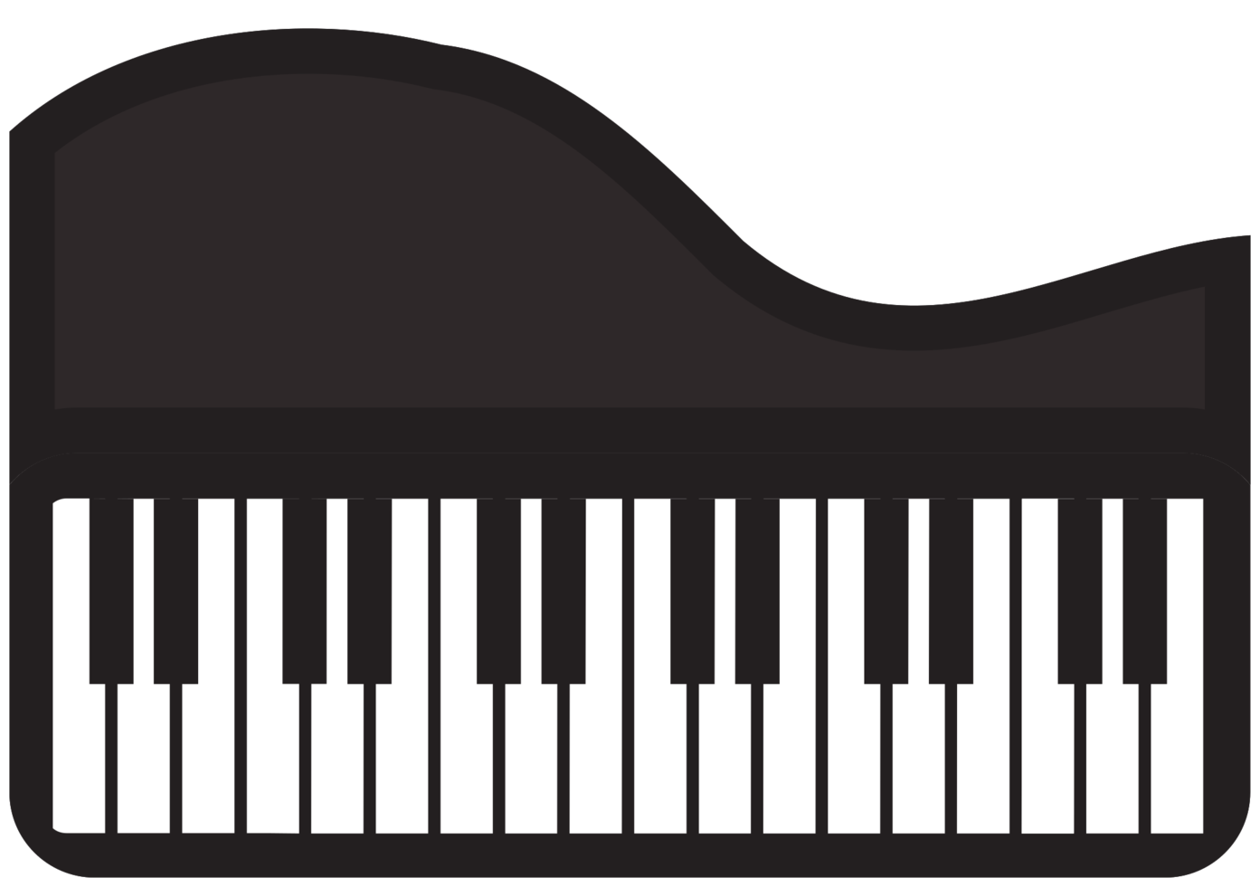 musikinstrument flygel png