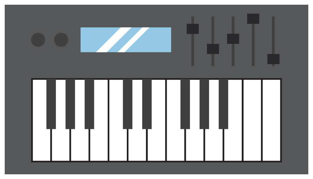 Music instrument midi piano png