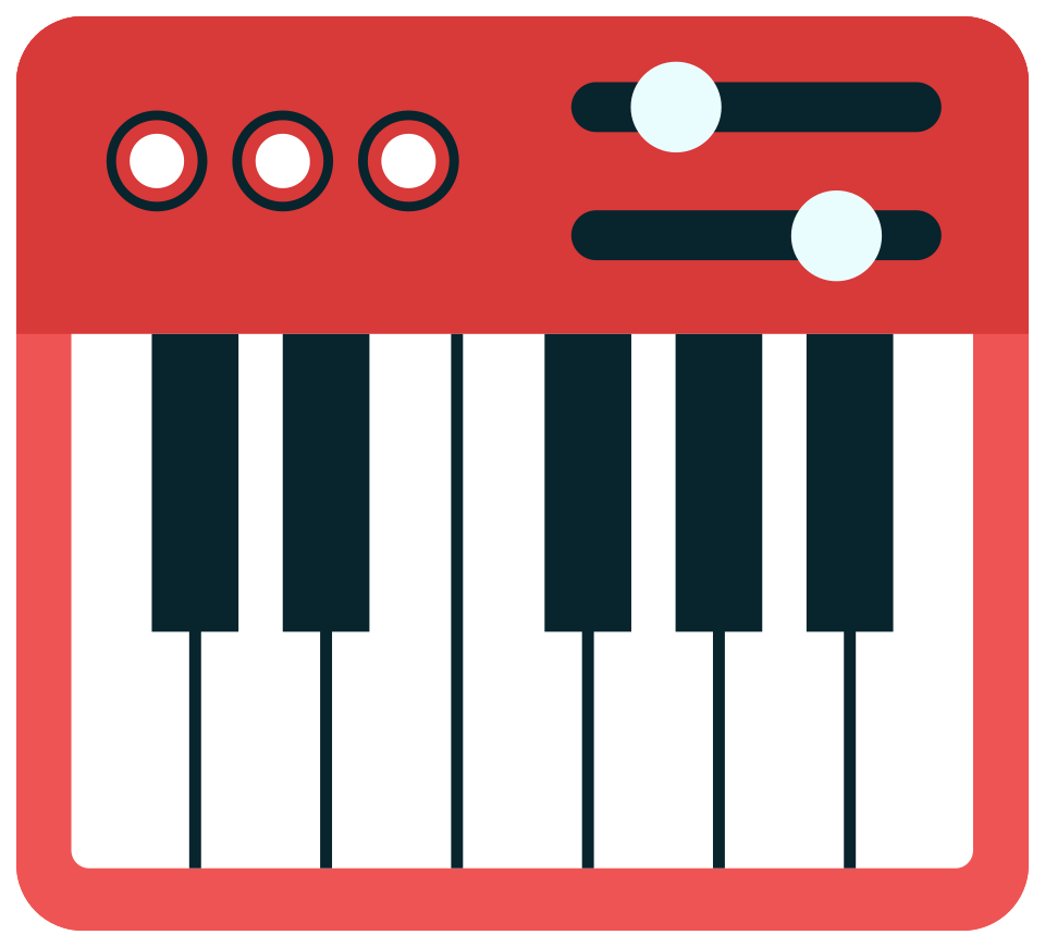 musica midi piano png