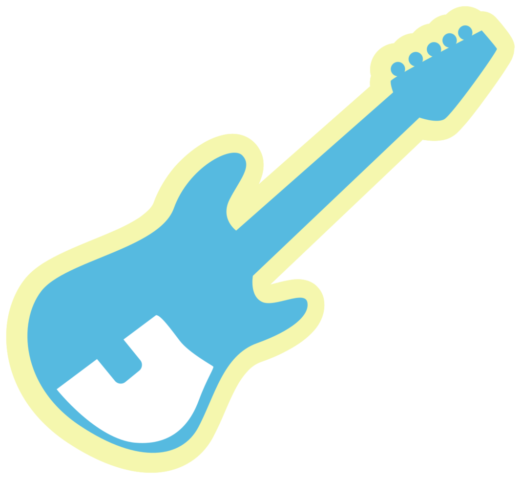 Musikikone Gitarre png