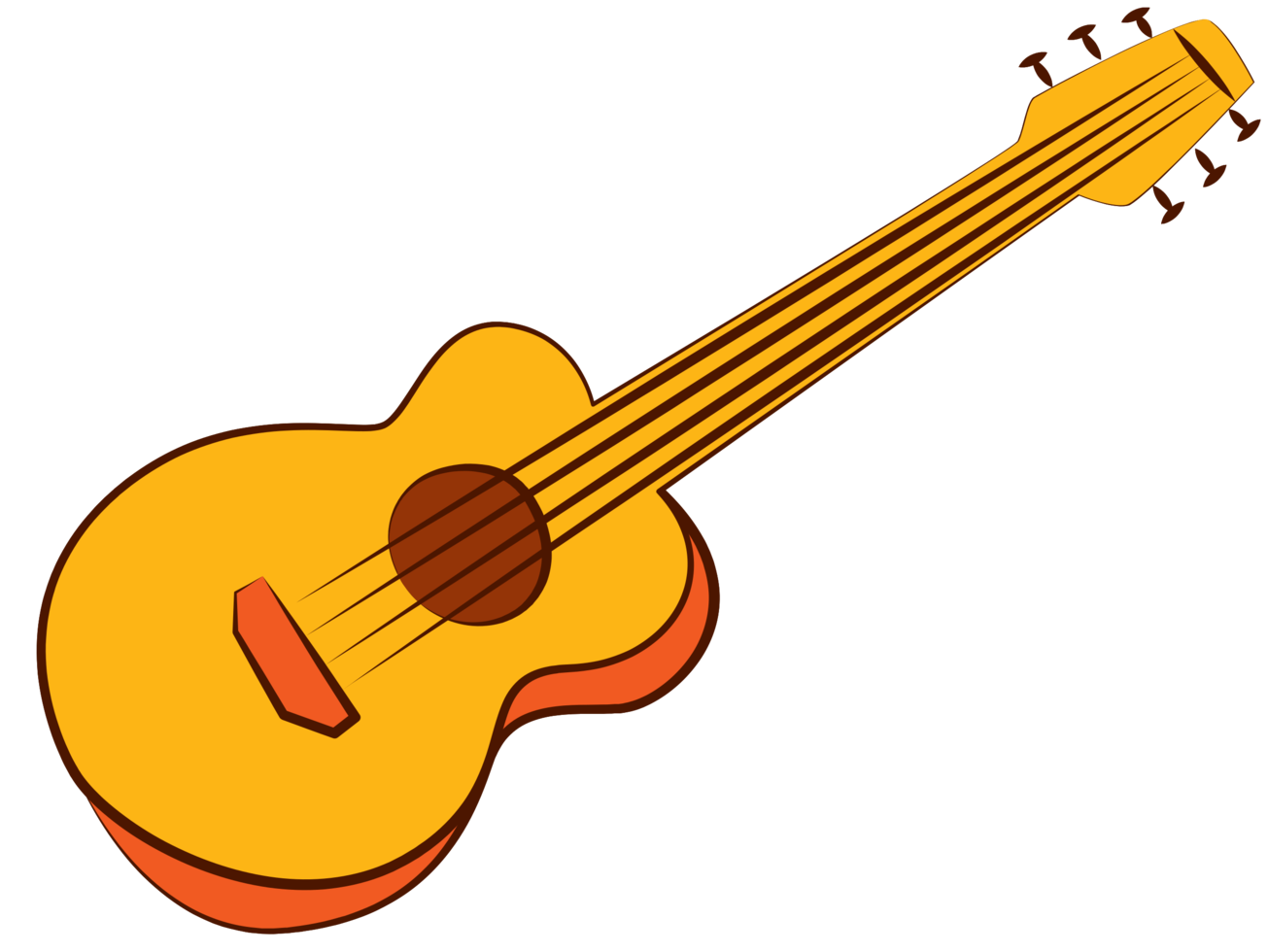 Music instrument guitar png