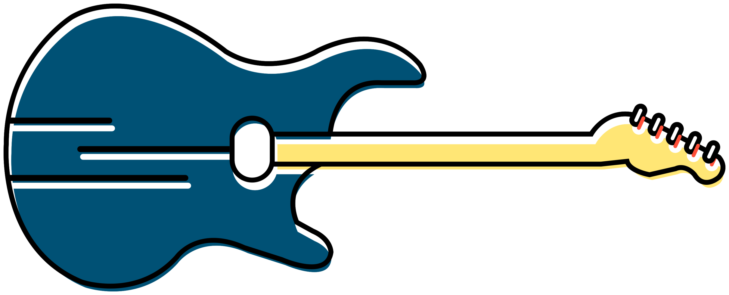 instrument de musique guitare électrique png