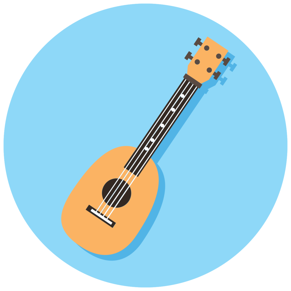 muziekinstrument pictogram gitaar png