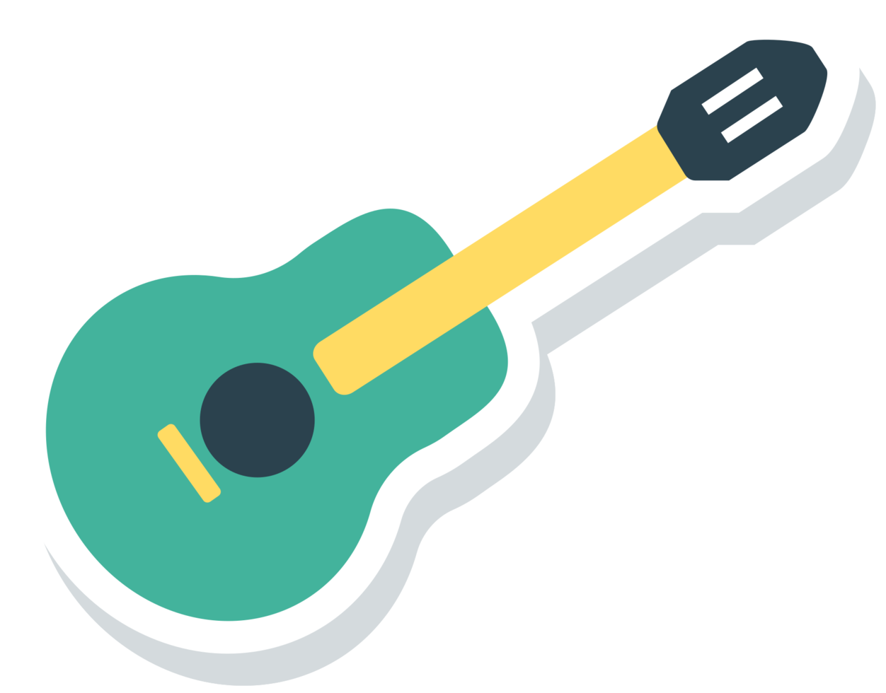 Music instrument icon guitar png