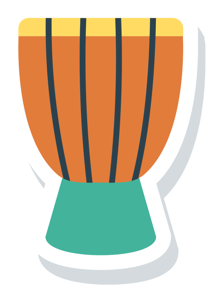 muziekinstrument pictogram djembe png