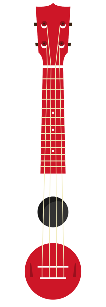 Ukulele flag theme japan png