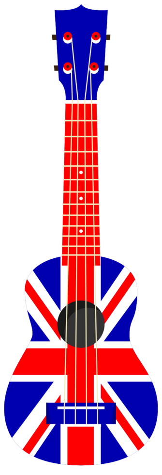 tema de la bandera del ukelele inglaterra png