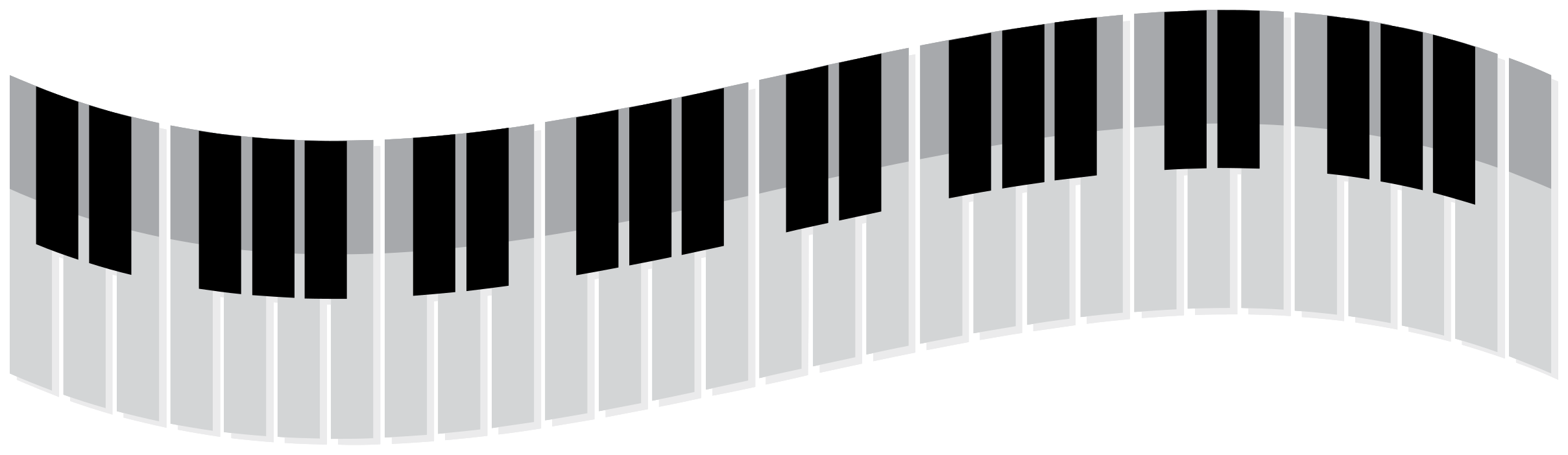 Wavy piano png