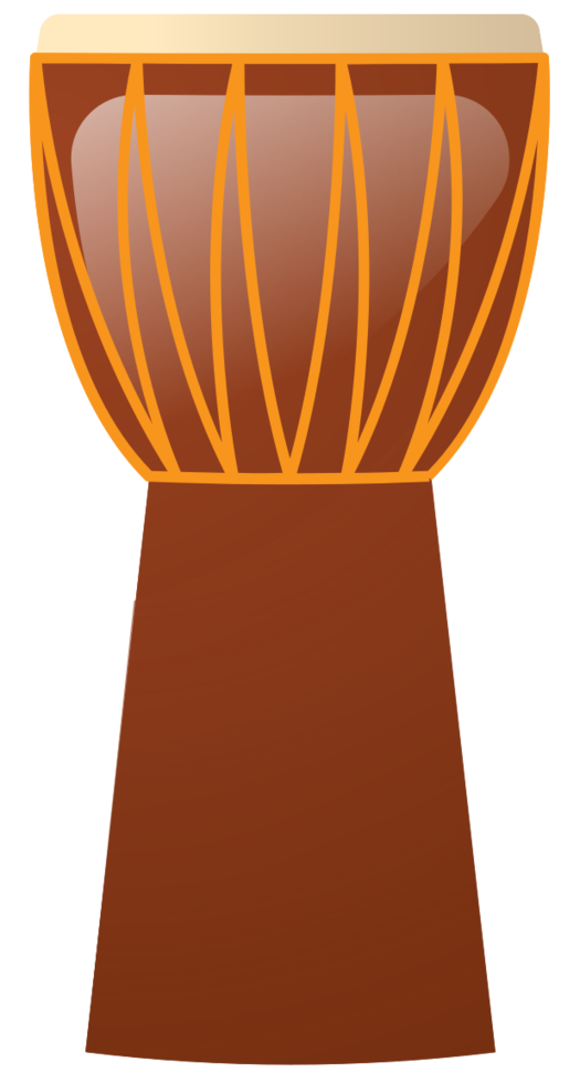 djembe de tambor africano png