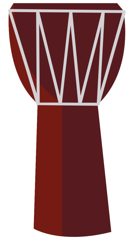 afrikanische Trommel Djembe png