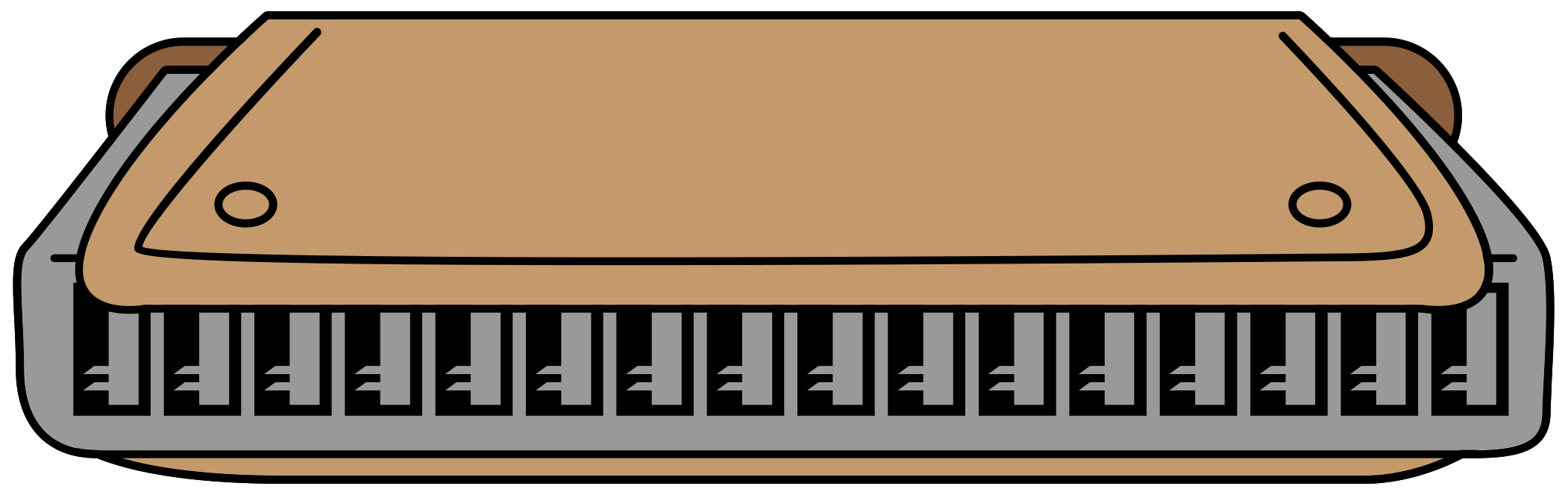 Music instrument harmonica png