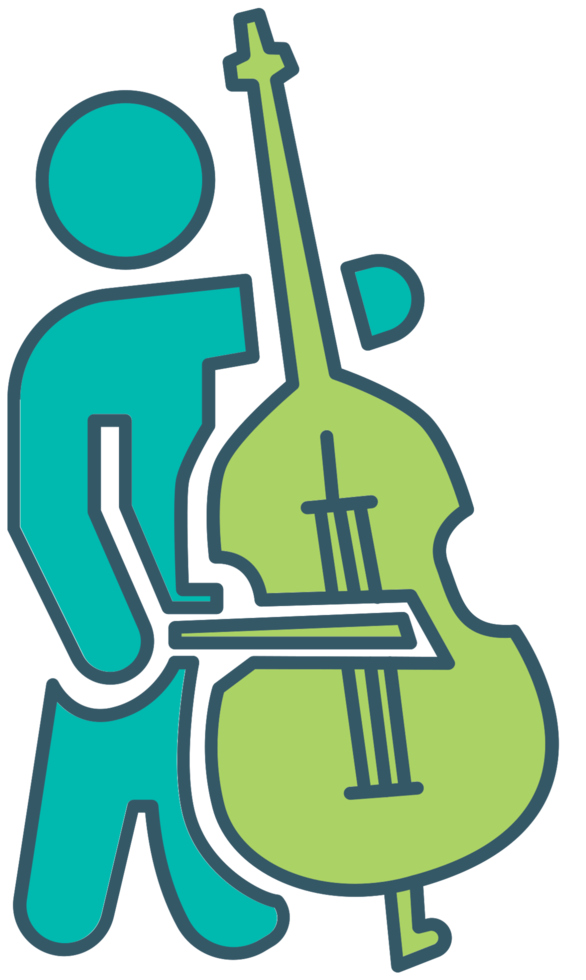 Musician classic cello png