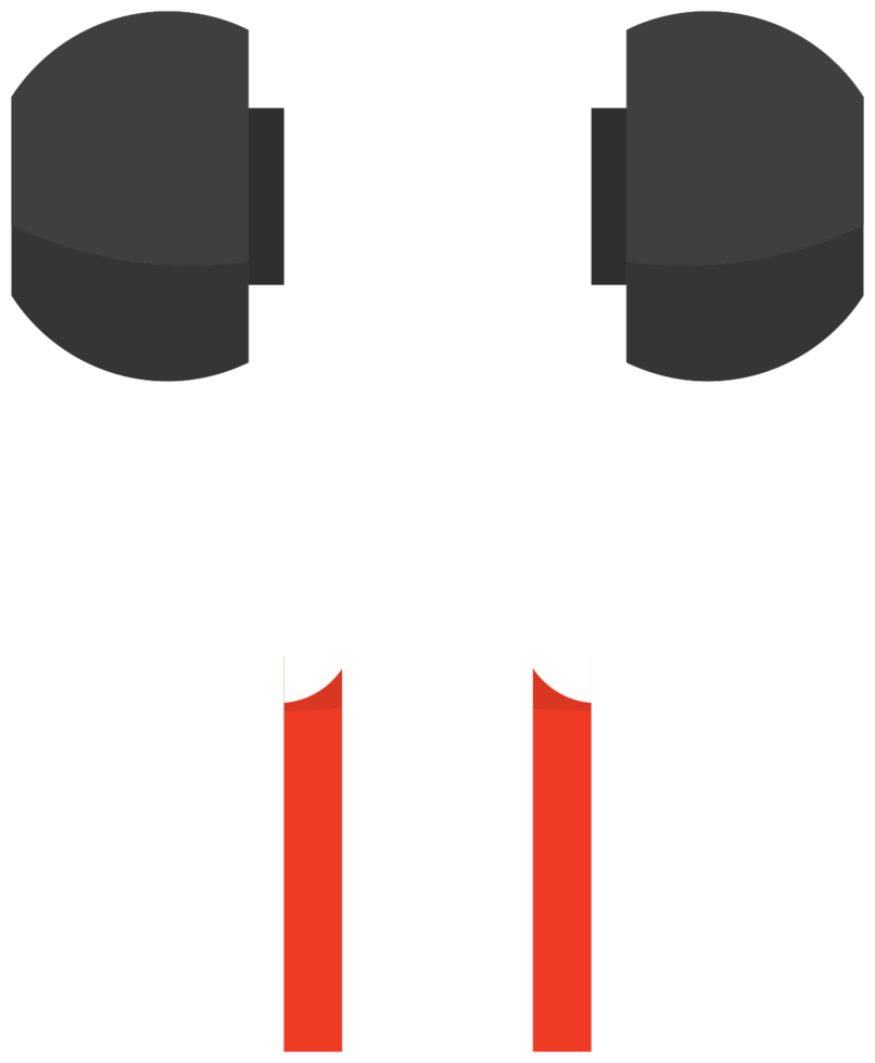 Music equipment earphone png