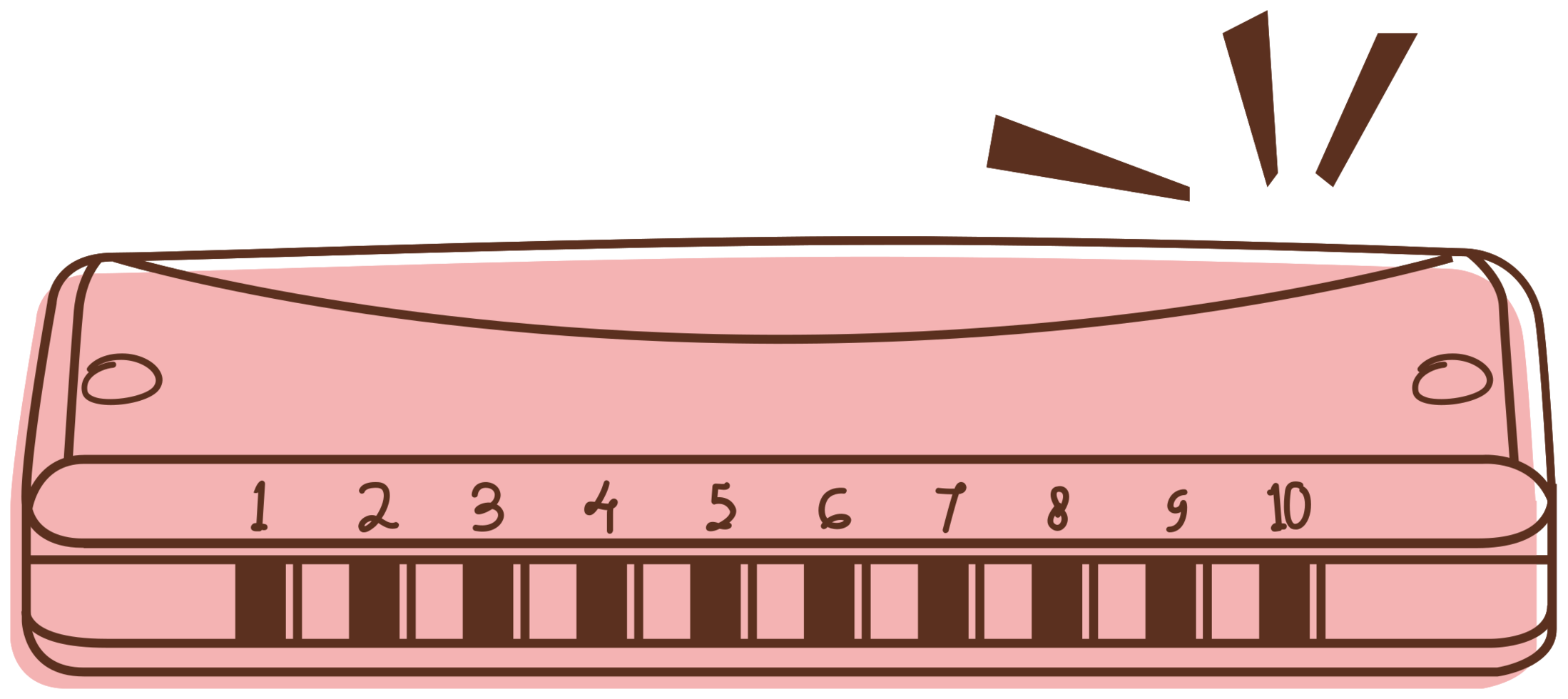 Musikinstrument Mundharmonika png