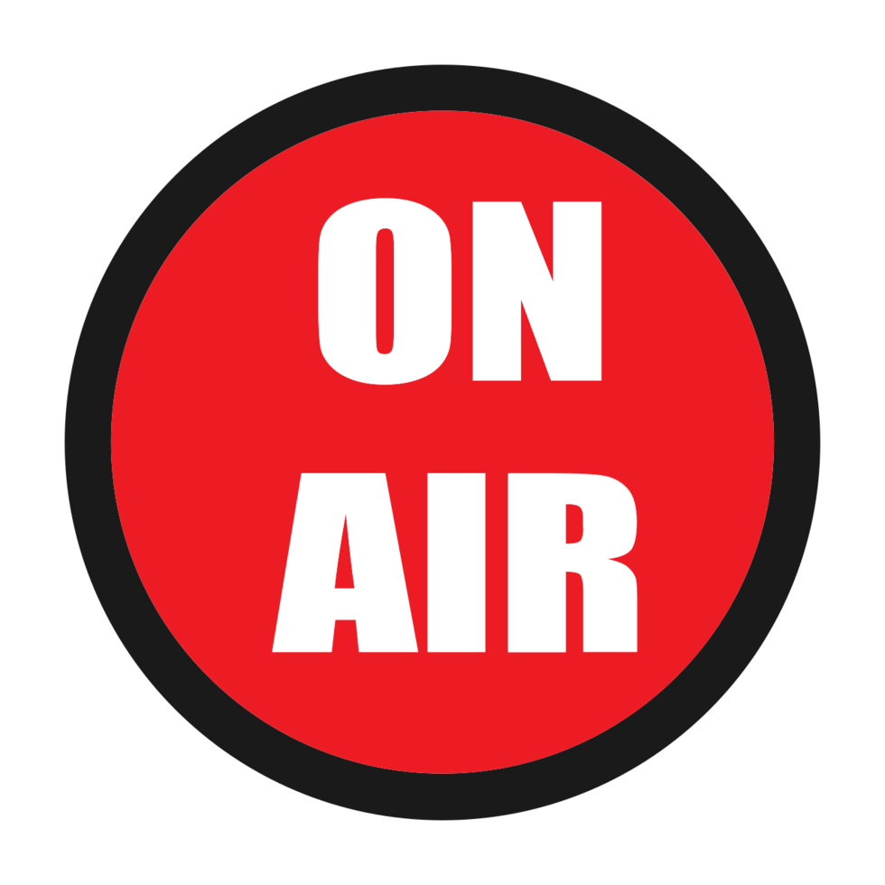 Radio show icon on air png