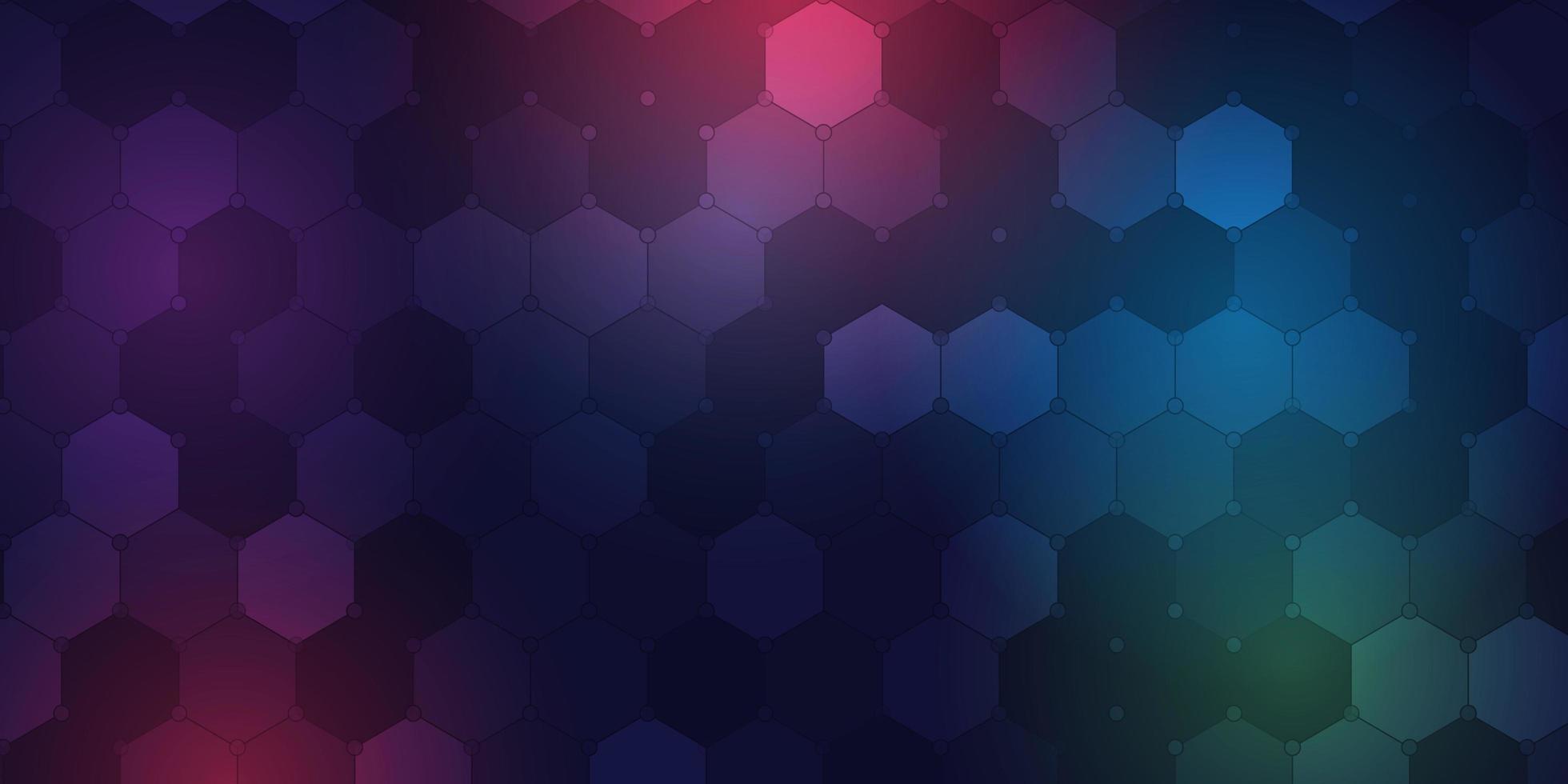 Geometric hexagonal pattern  vector