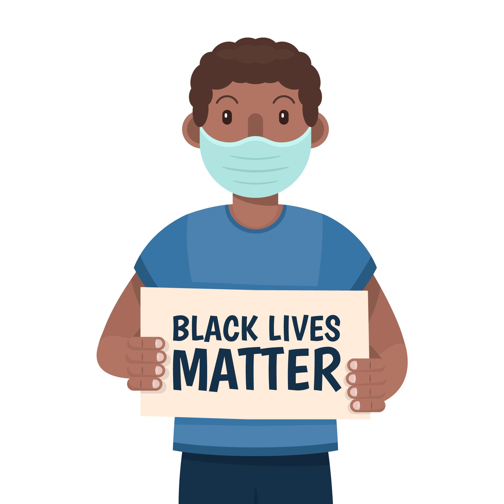 Download Man black lives matter concept - Download Free Vectors ...