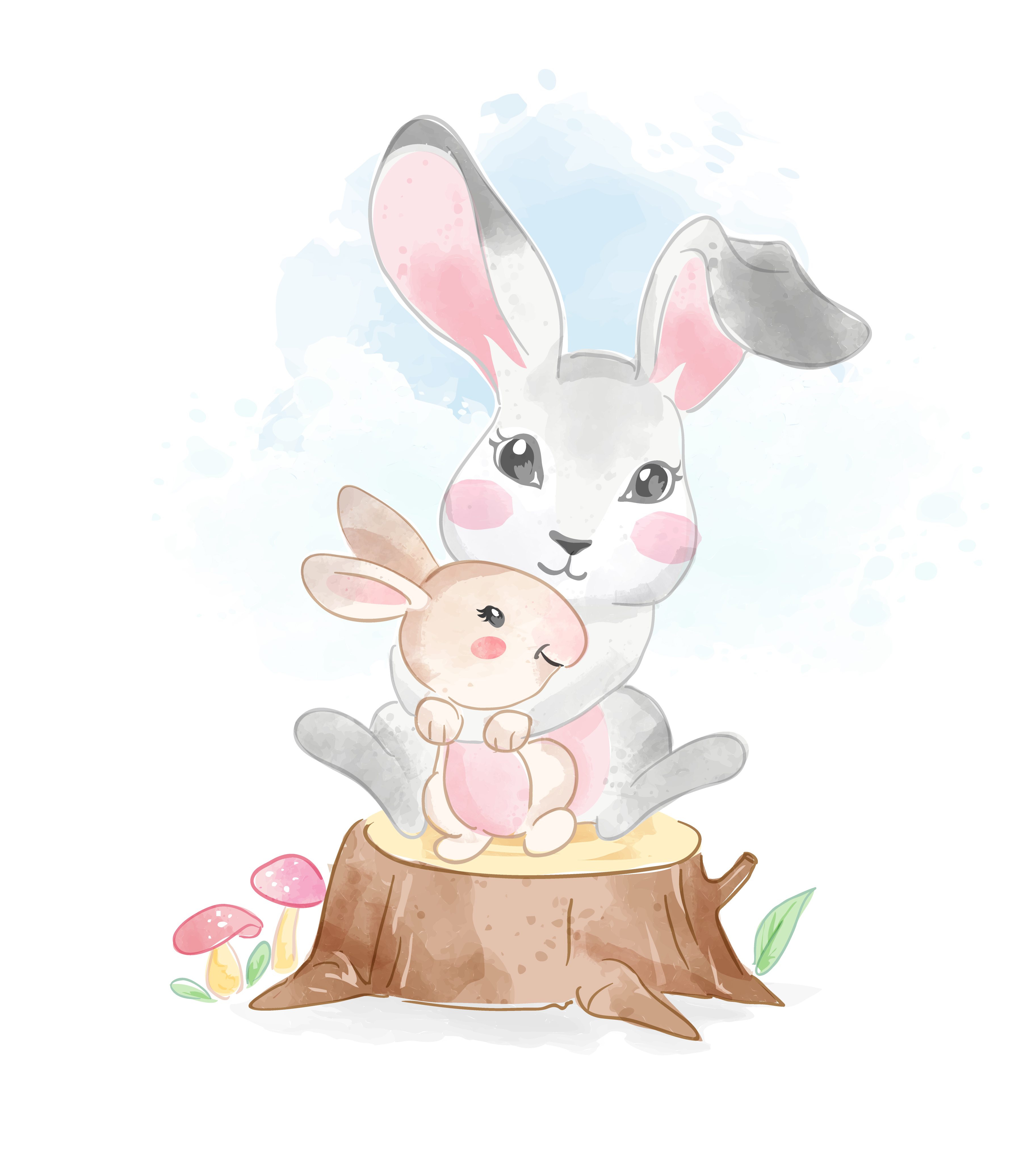 Free Free Family Bunny Svg 23 SVG PNG EPS DXF File