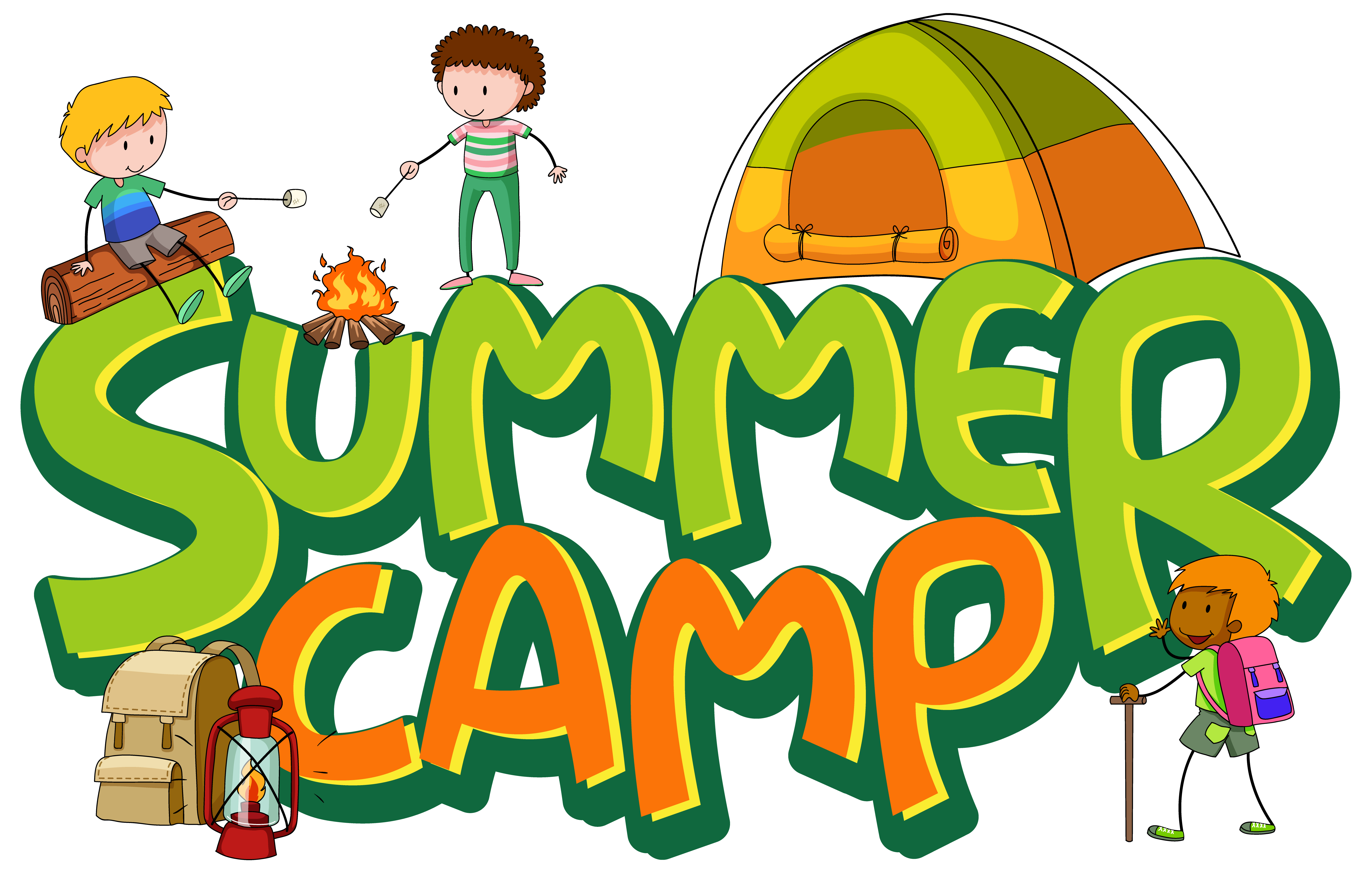 Kids Summer Camp Logos