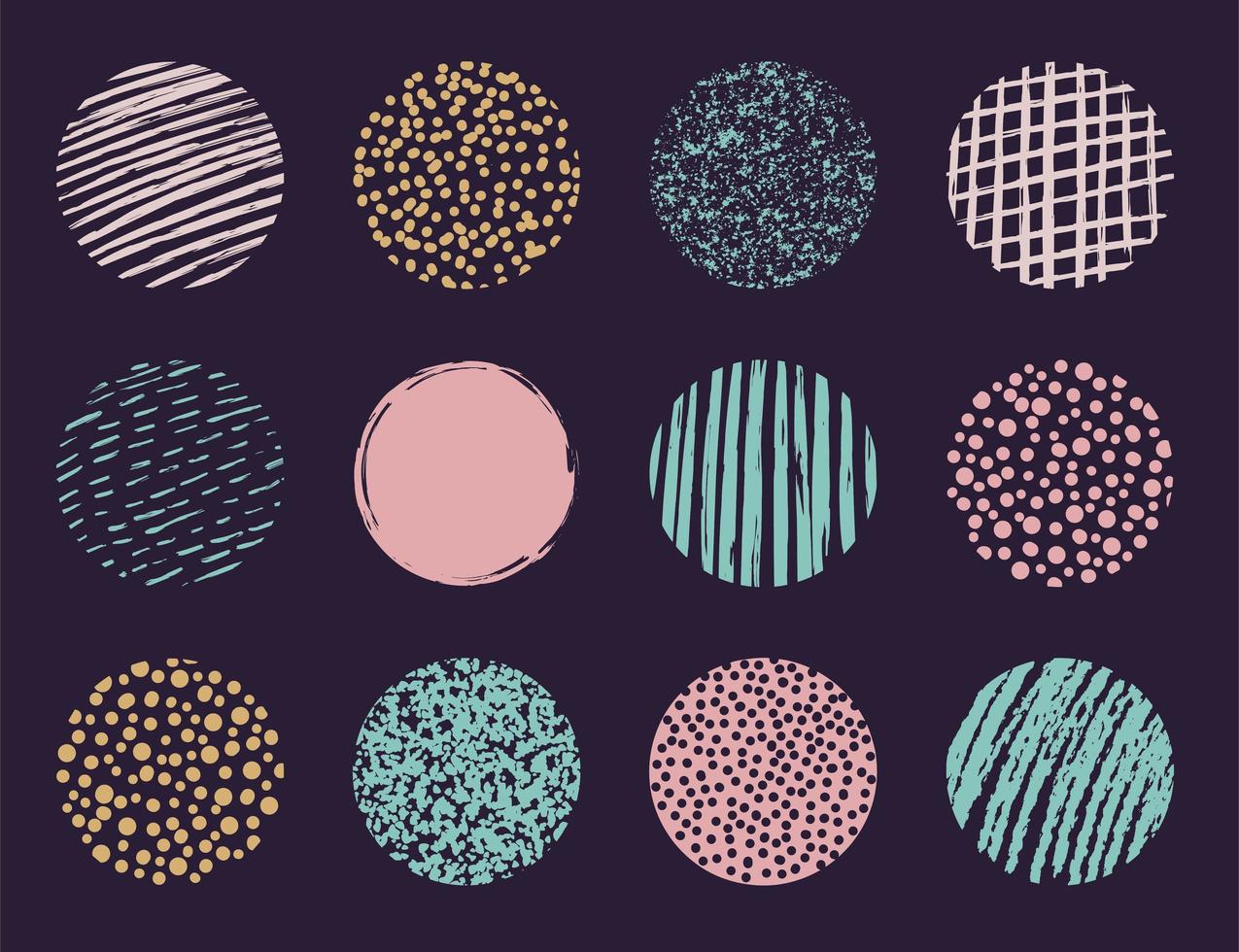 hand drawn geometric patterns