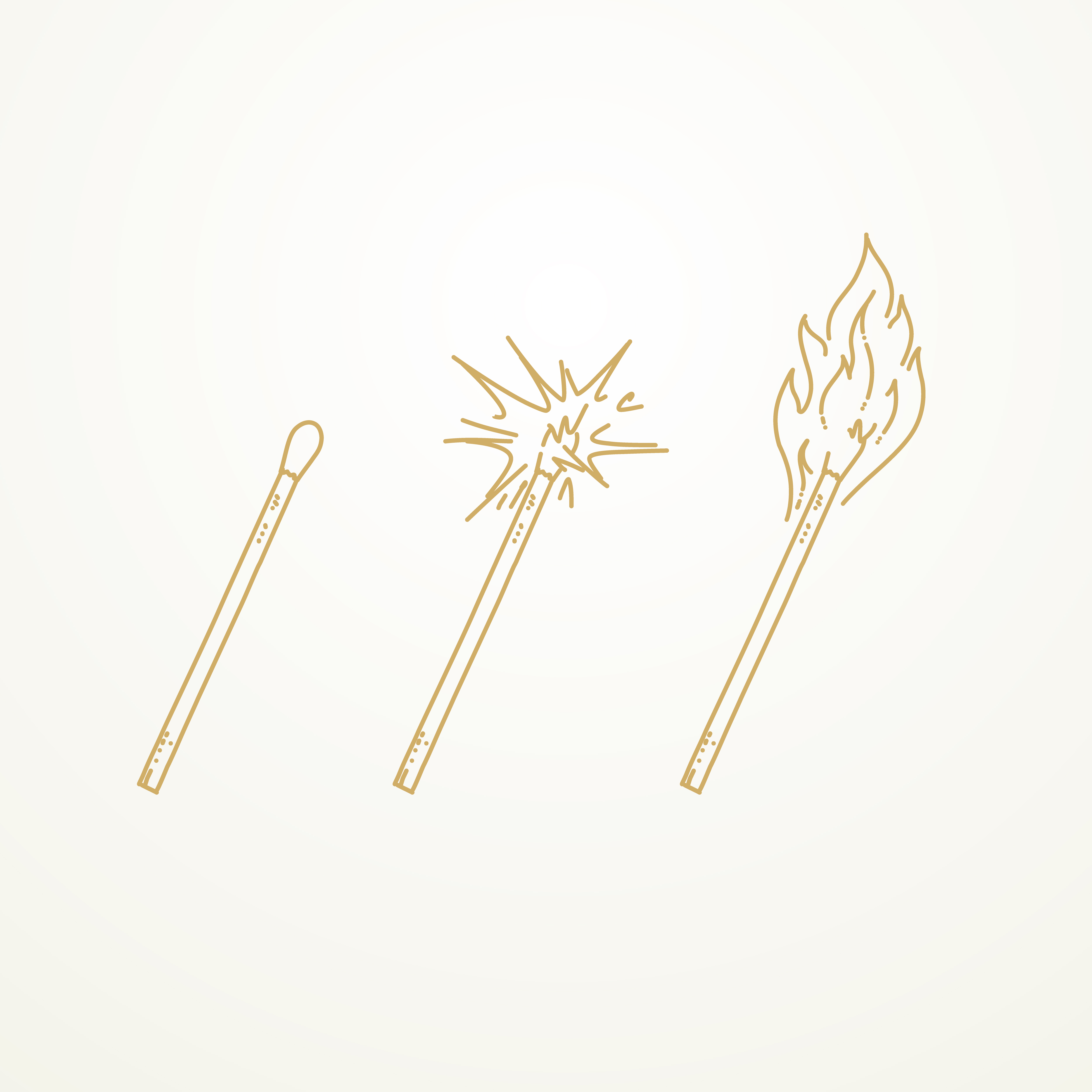 Lighted and burning matches 1211976 Vector Art at Vecteezy