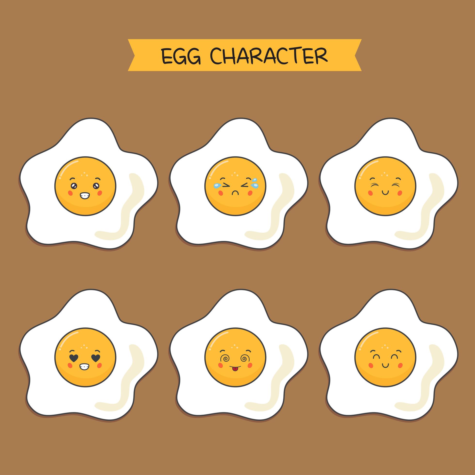 lindo conjunto de caracteres de huevos fritos 1212538 Vector en Vecteezy lindo conjunto de caracteres de huevos fritos 1212538 Vector en Vecteezy