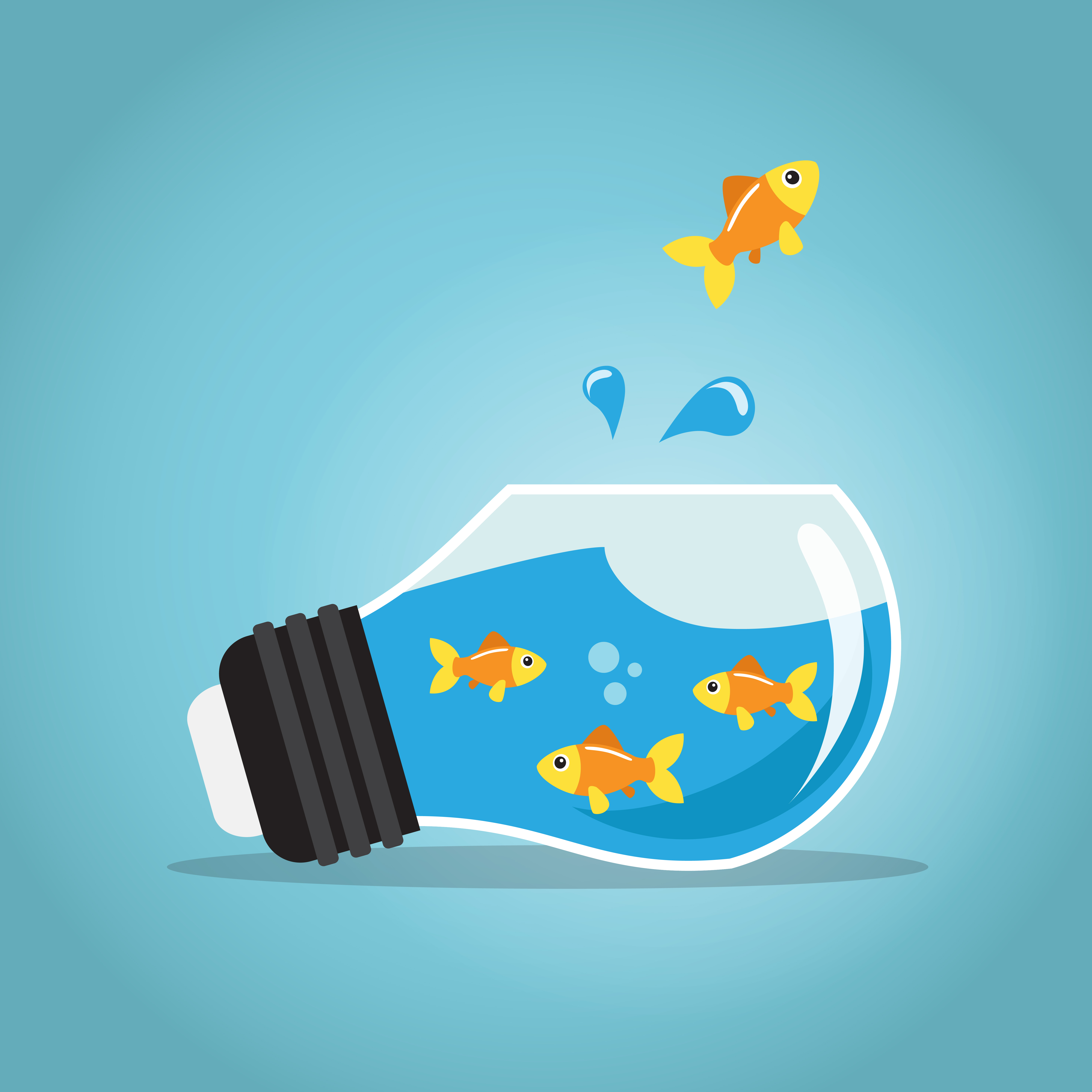Golden Fish Jumping Out Of A Light Bulb Download Free Vectors Clipart Graphics Vector Art Golden Fish Jumping Out Of A Light Bulb Download Free Vectors Clipart Graphics Vector Art