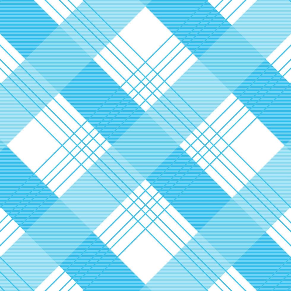 Seamless pattern blue crossed shirt fabric texture vector