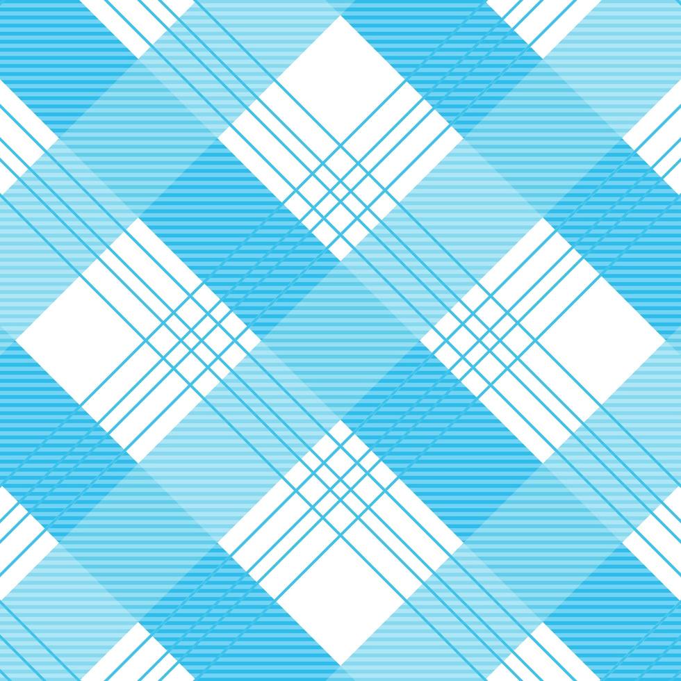 Seamless pattern blue crossed shirt fabric texture vector