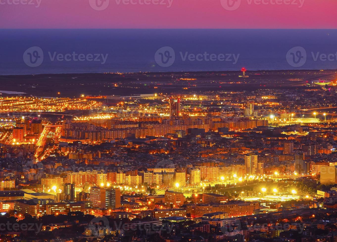 Blue Hour in Barcelona photo