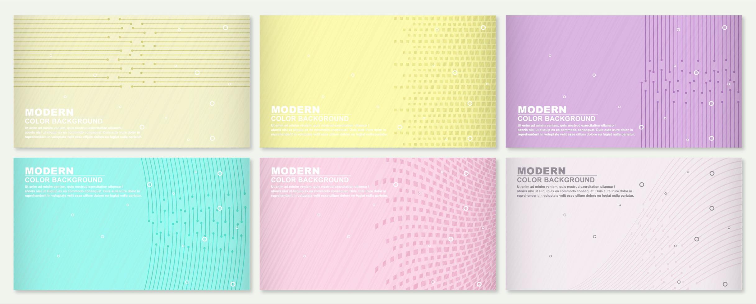 Abstract Line Pattern Geometric Pastel Covers vector