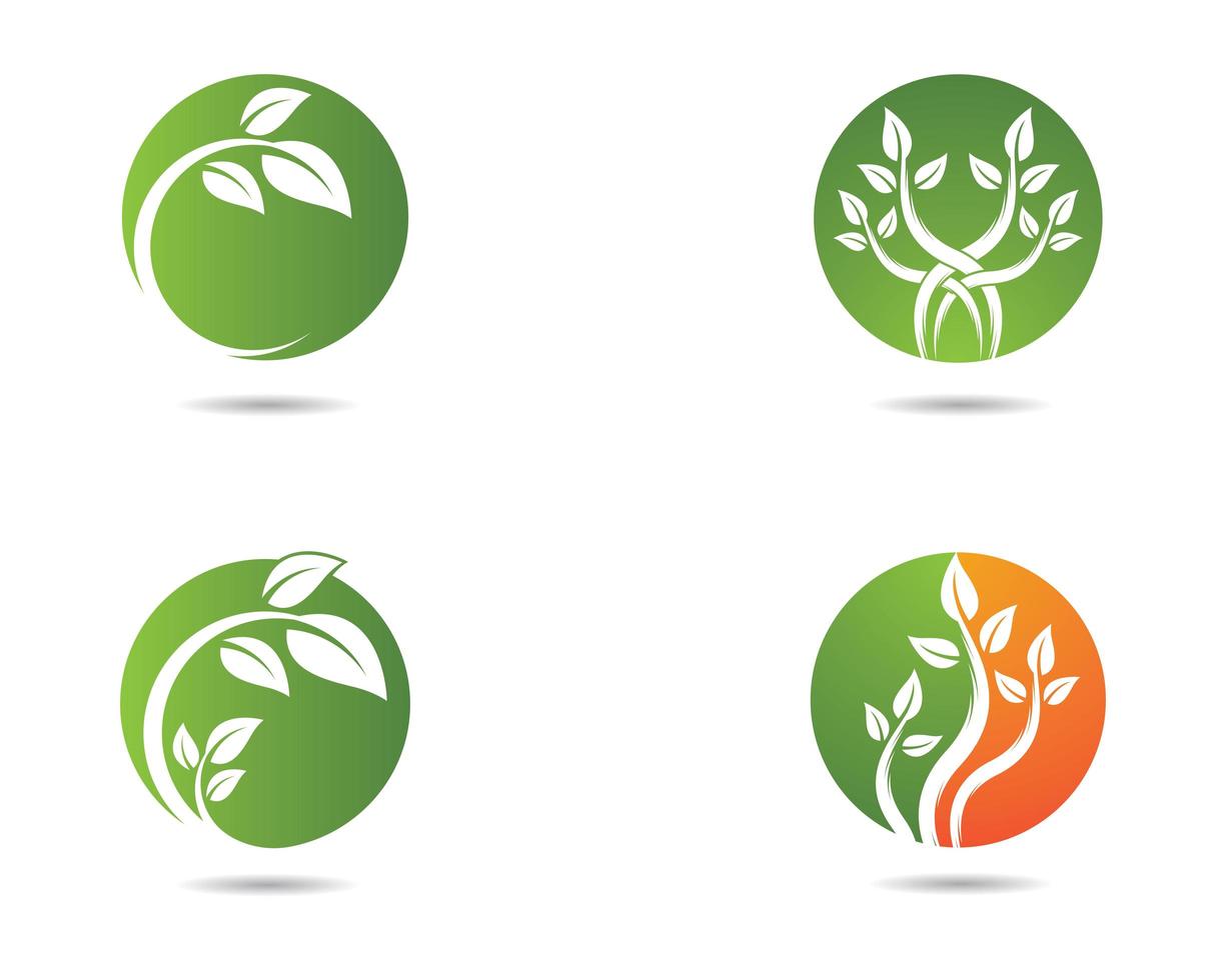 Ecology Circular Logo Set  vector