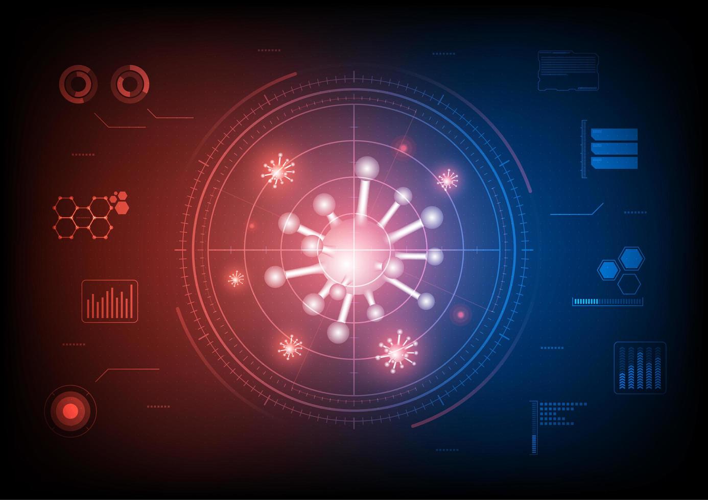 elementos de investigación de virus vector