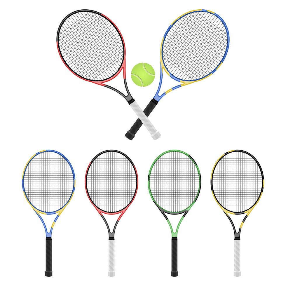 Tennis racket isolated on white background vector