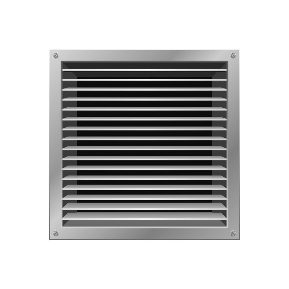 Bathroom ventilation isolated on white background vector