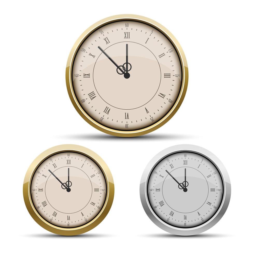 Pocket watch isolated on white background vector