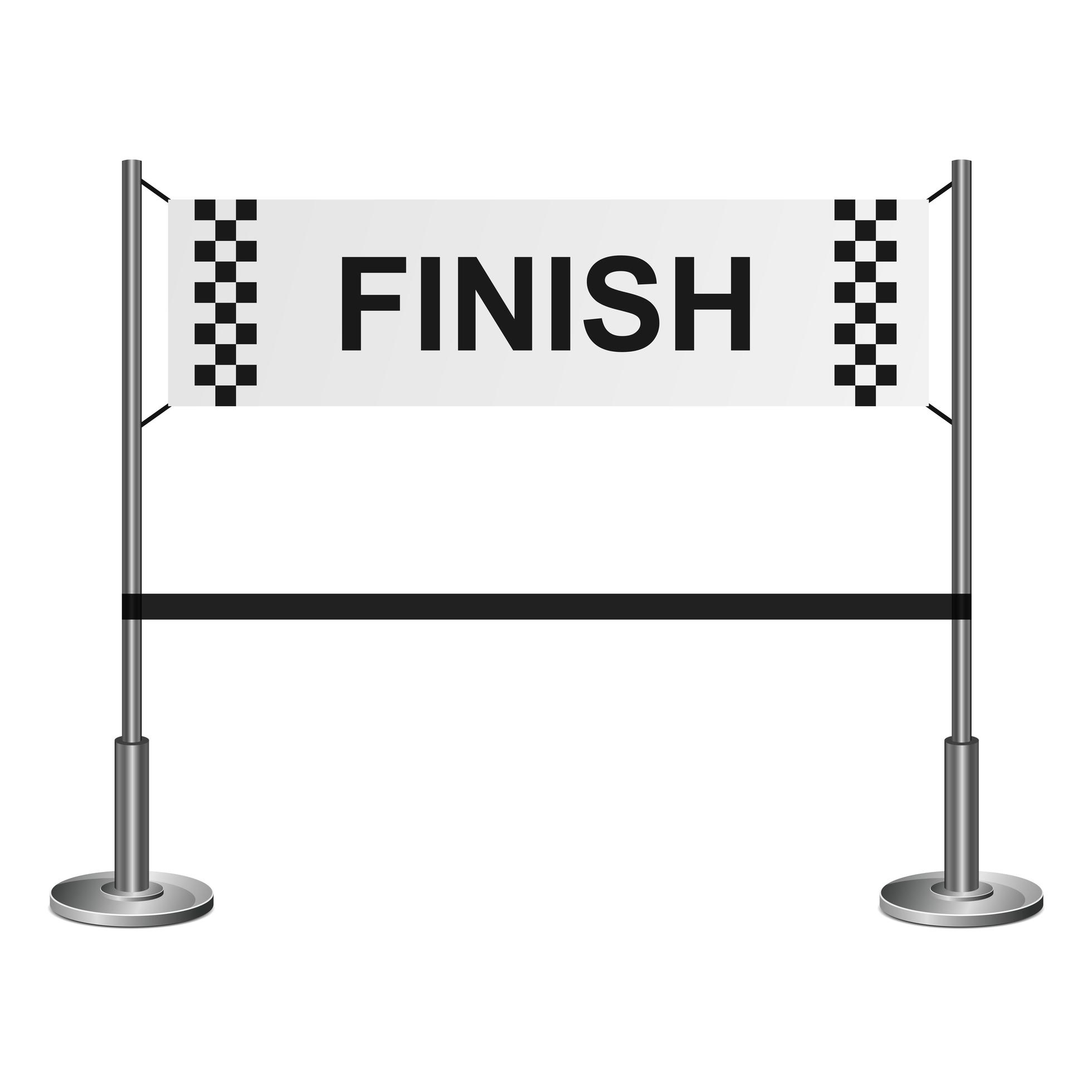 Finish line isolated on white background 1213985 Vector Art at Vecteezy