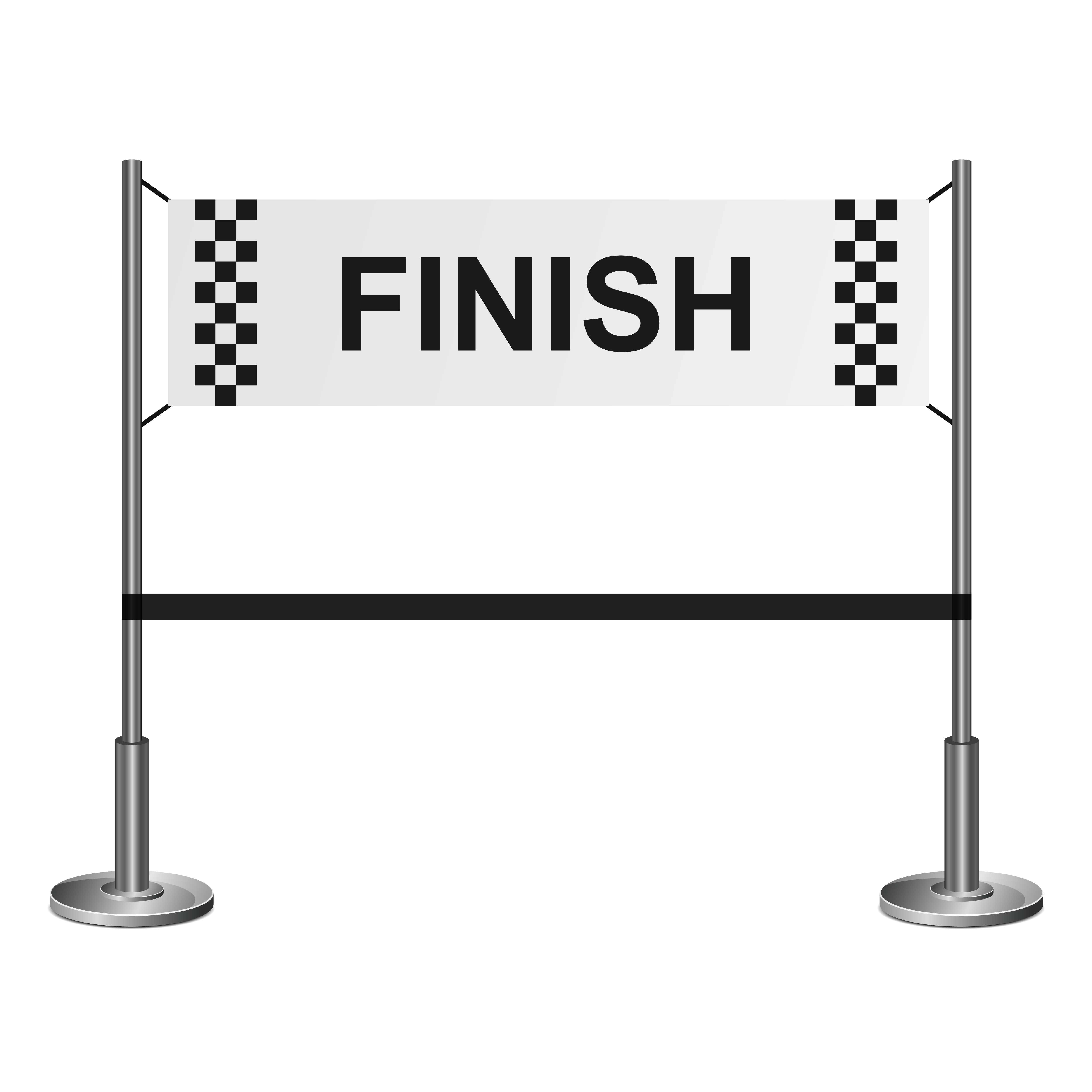 Finish line isolated on white background 1213985 Vector Art at Vecteezy