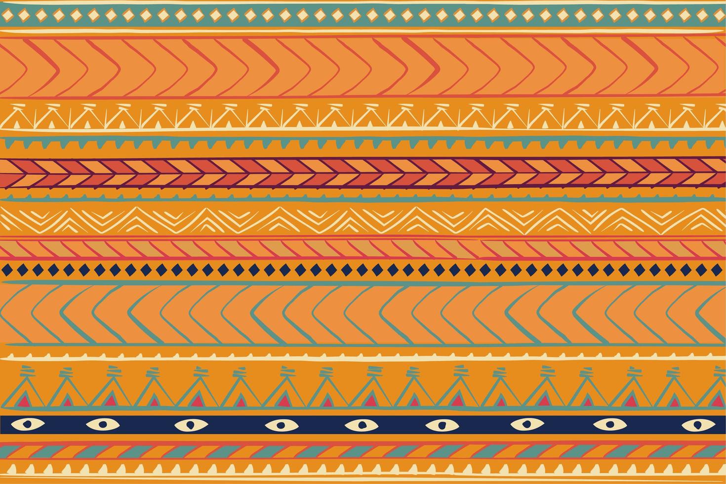 Vintage Deco Tribal Ethnic Pattern vector