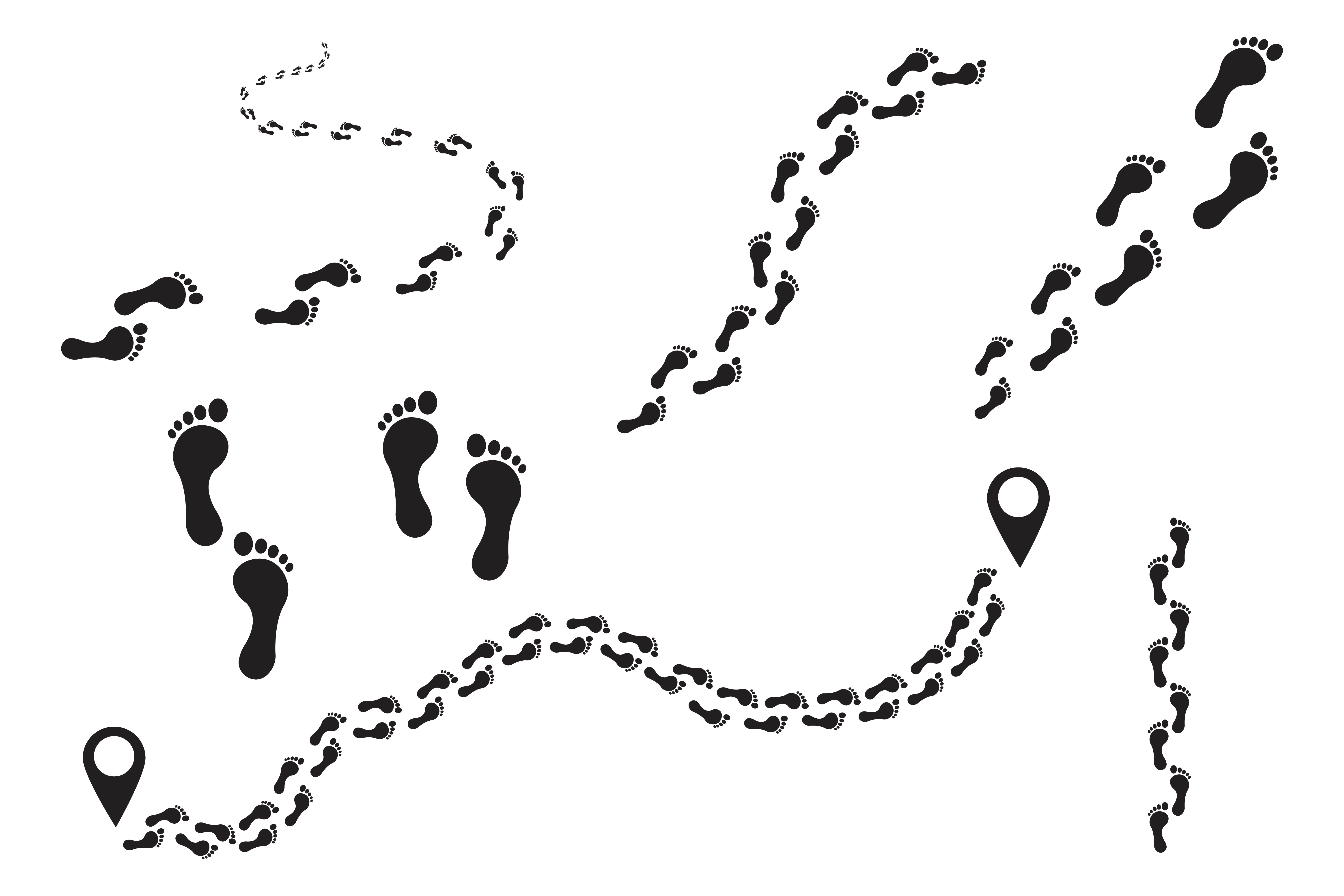 Human Footprint Set 1214254 Vector Art At Vecteezy